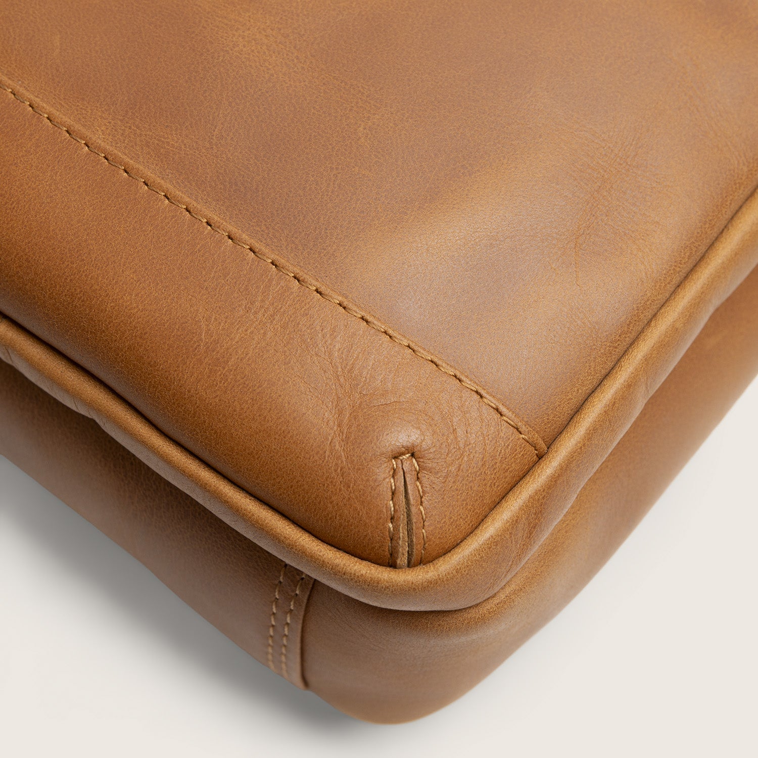Leren Crossbody Tas Cognac Birmingham