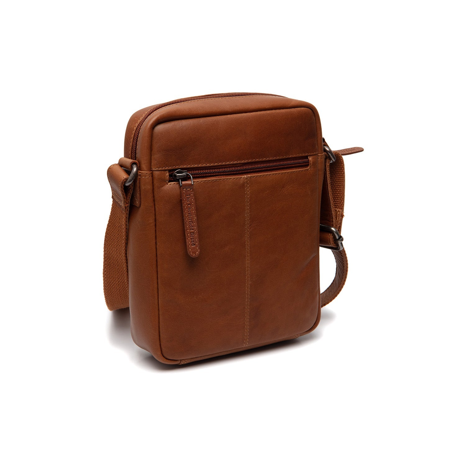 Leren Crossbody Tas Cognac Laveno
