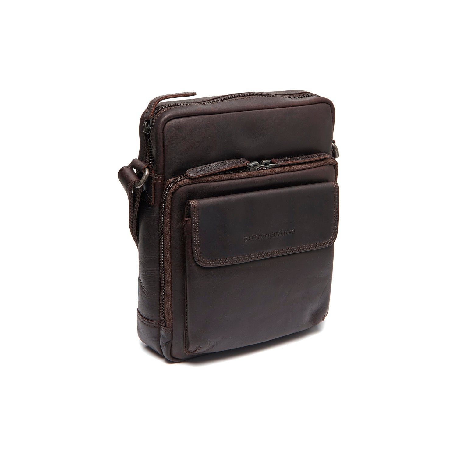 Leren Crossbody Tas Bruin Montira