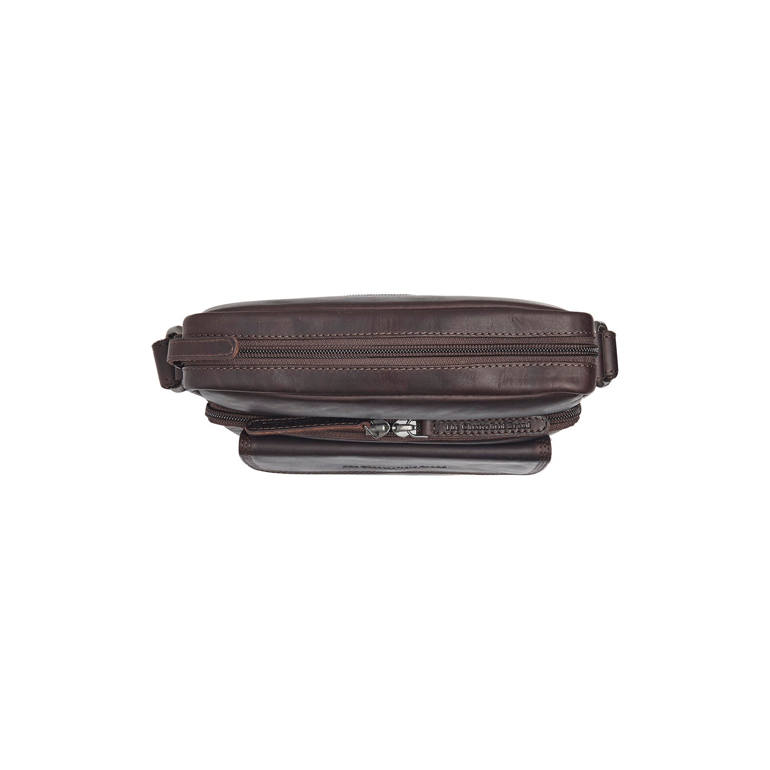 Leren Crossbody Tas Bruin Montira