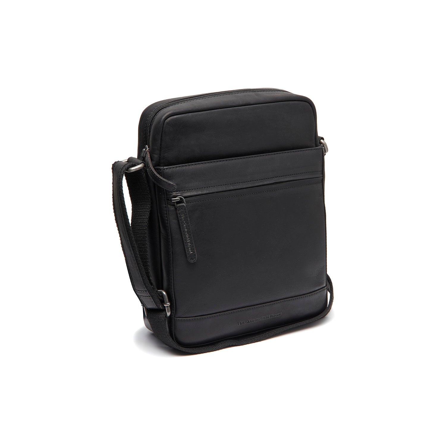 Leren Crossbody Tas Zwart Anzora