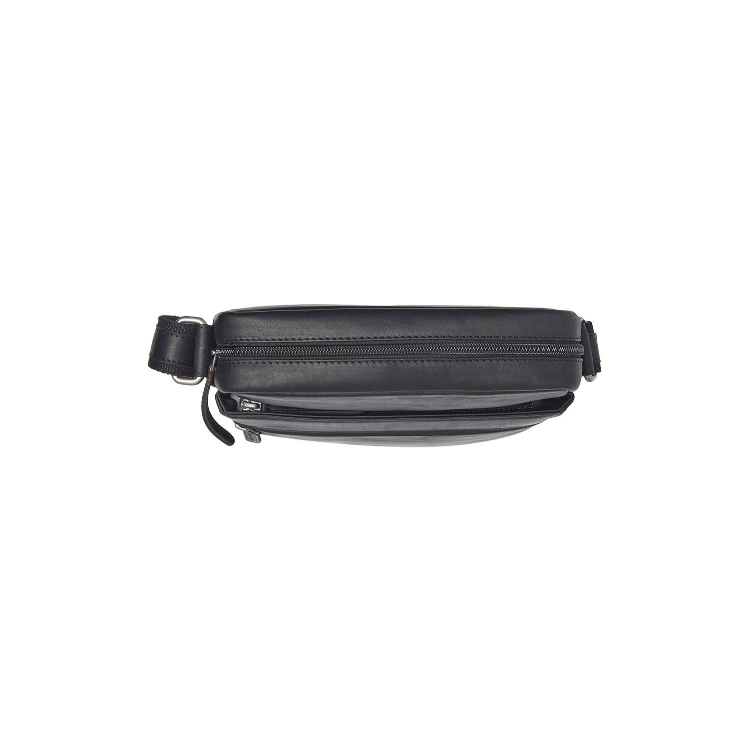 Leren Crossbody Tas Zwart Anzora