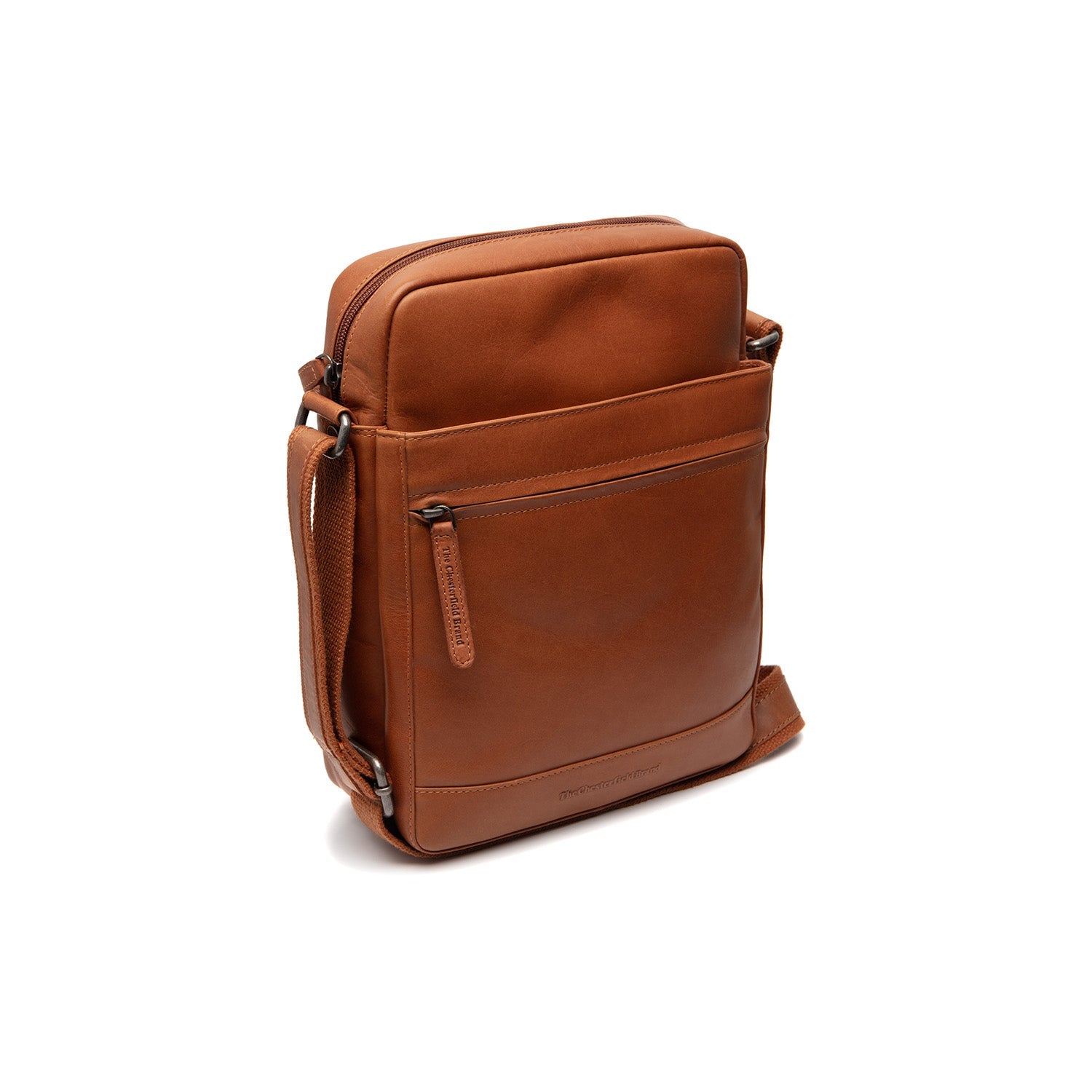 Leren Crossbody Tas Cognac Anzora
