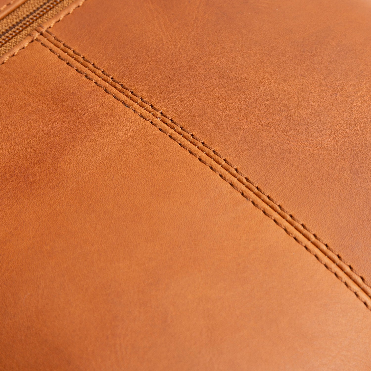 Leren Crossbody Tas Cognac Trenton