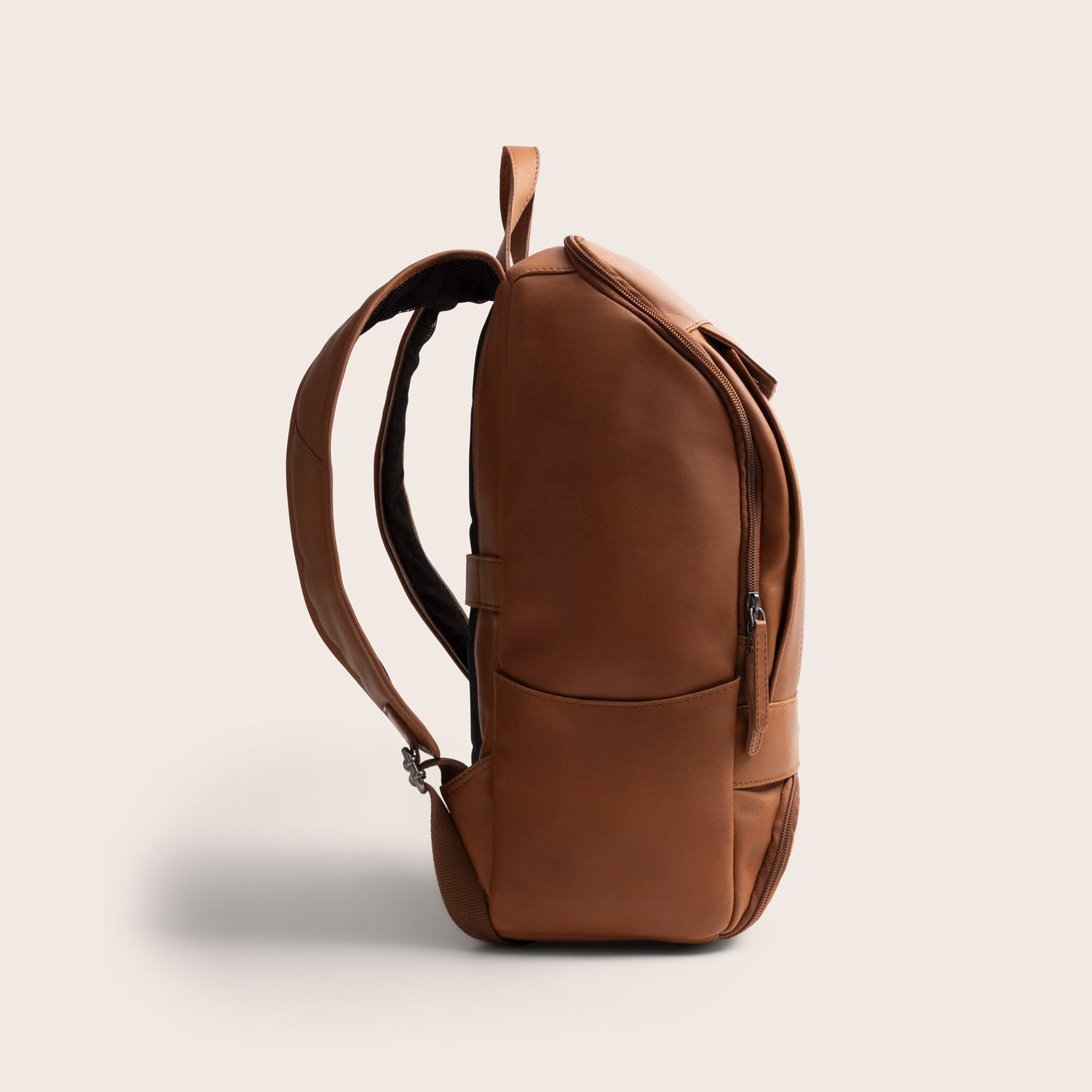 Leren Laptoprugzak Cognac Rich