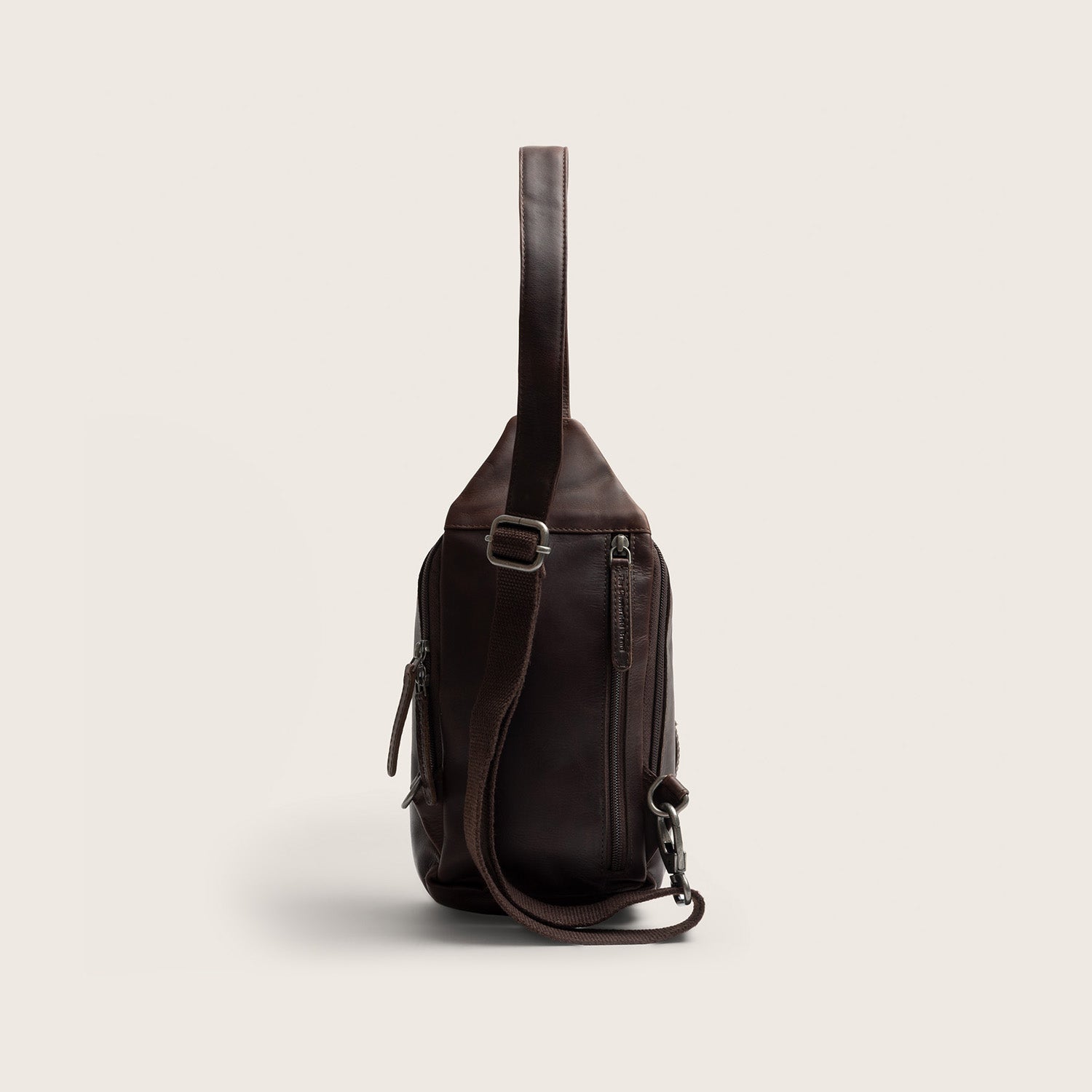 Leren Sling Bag Bruin Riga