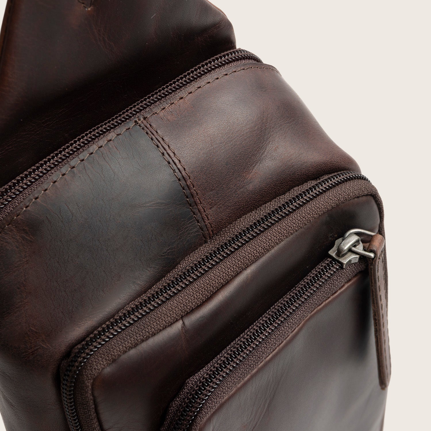 Leren Sling Bag Bruin Riga