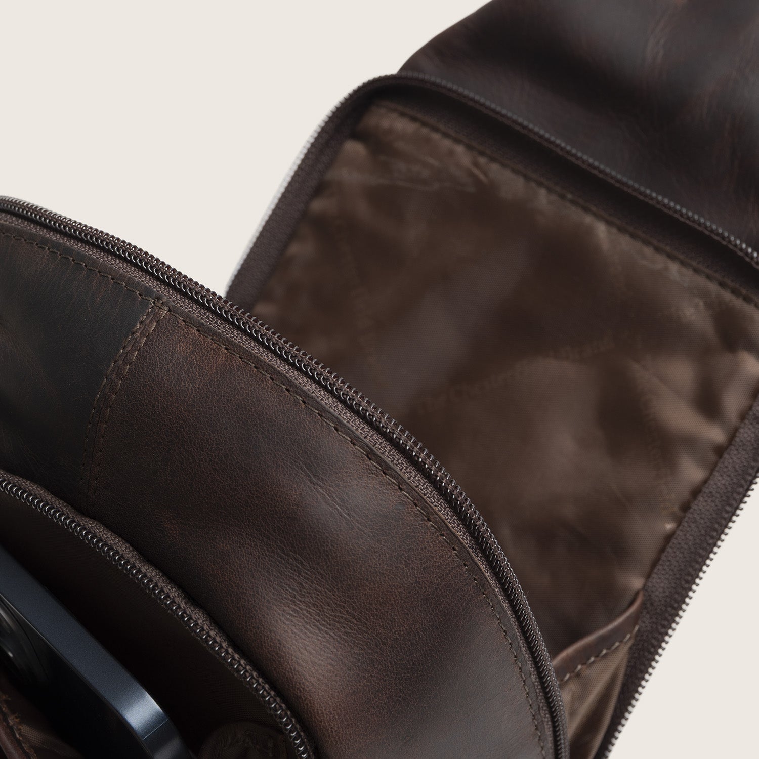 Leren Sling Bag Bruin Riga