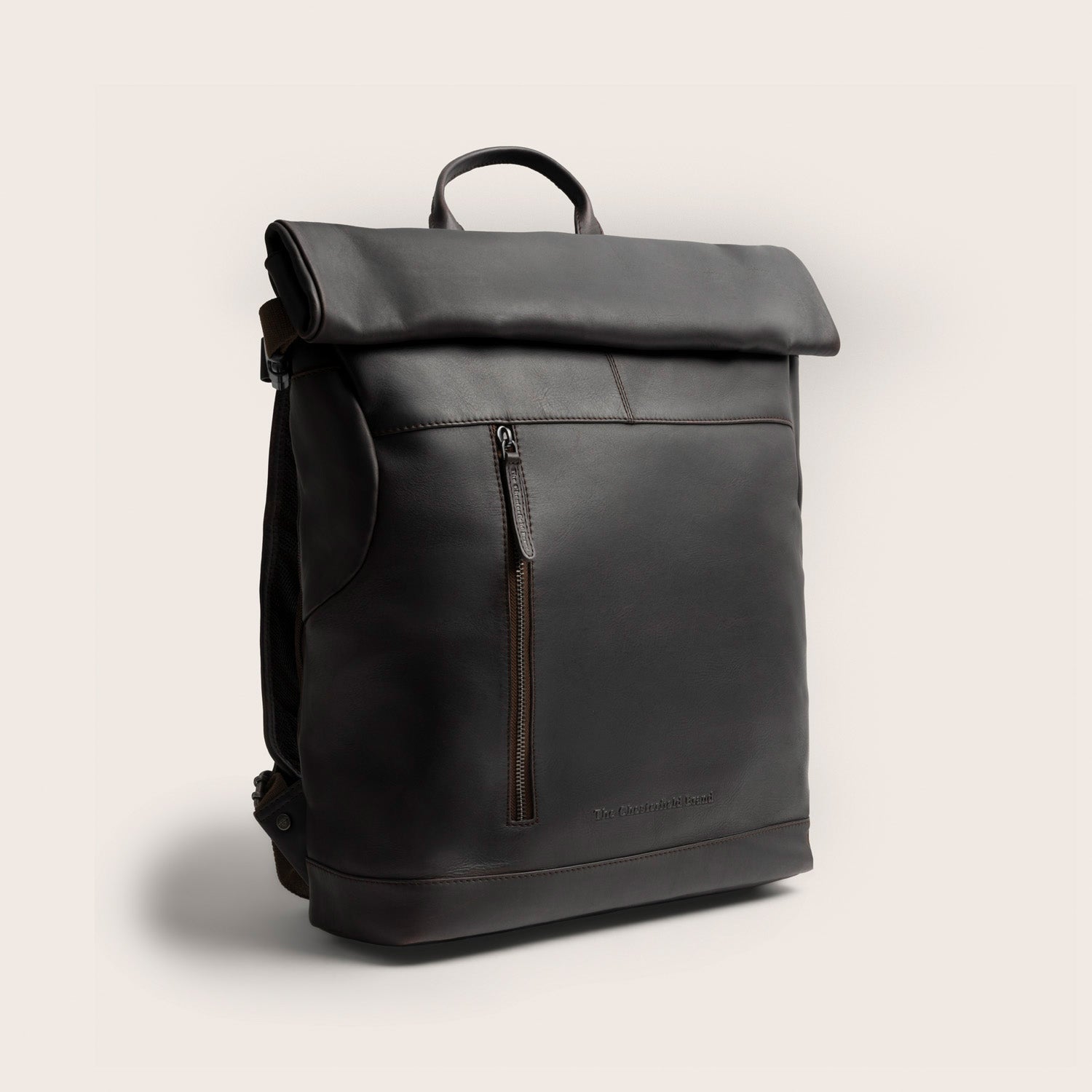 Leren Rolltop Rugzak Bruin Liverpool