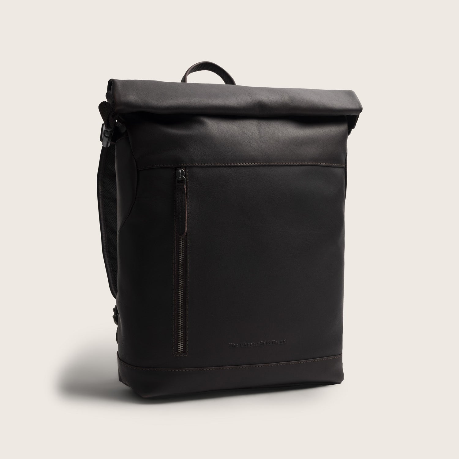 Leren Rolltop Rugzak Bruin Mazara
