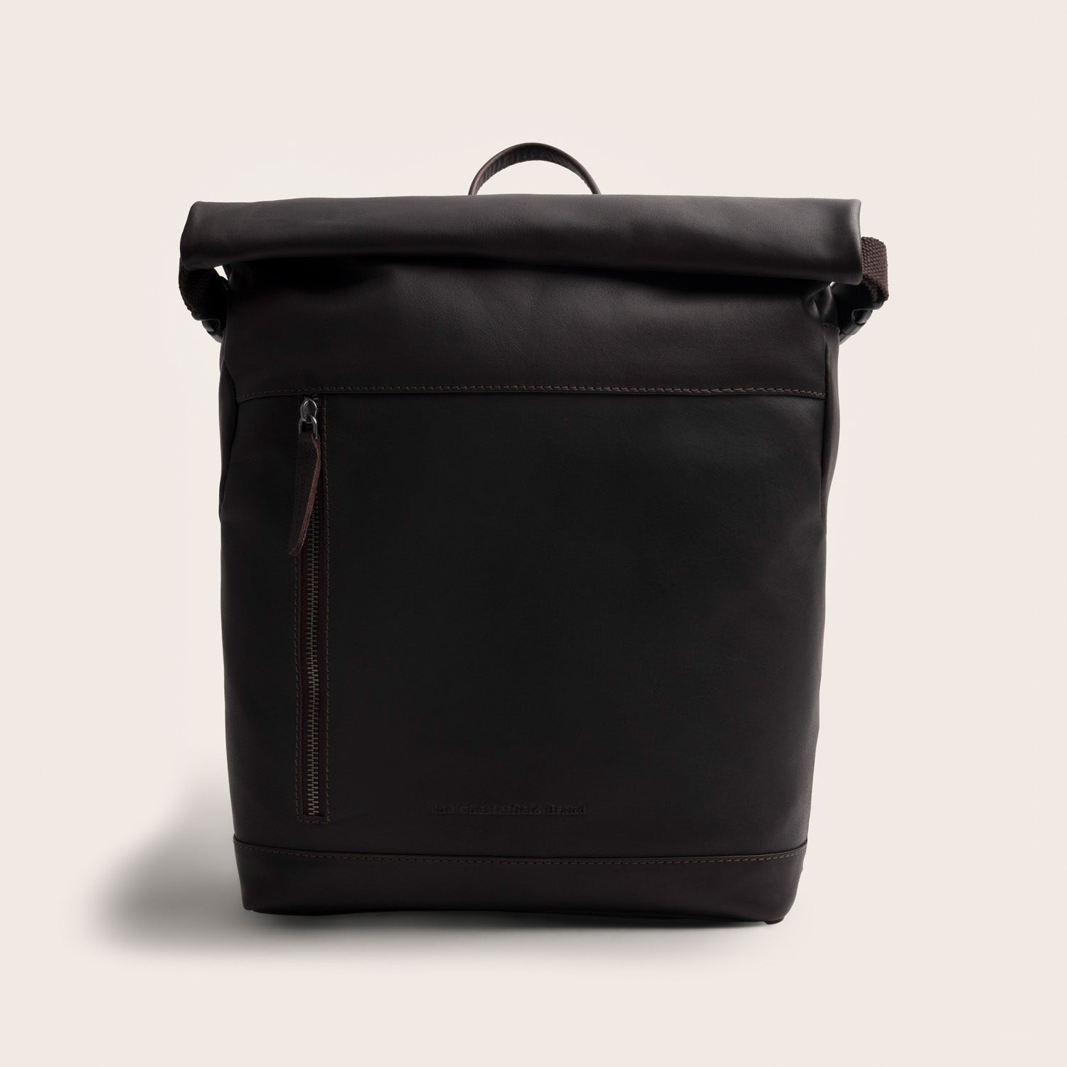 Leren Rolltop Rugzak Bruin Mazara