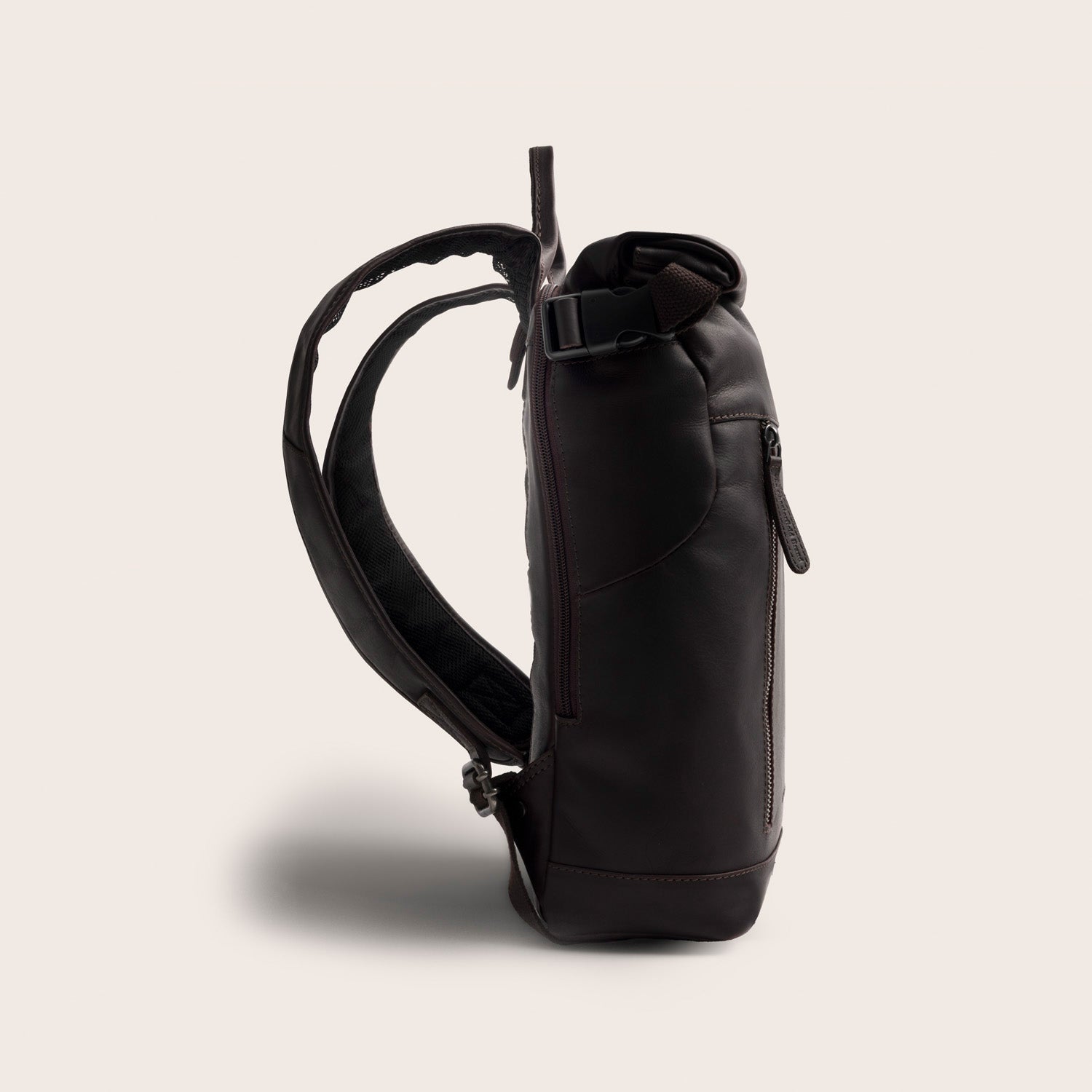 Leren Rolltop Rugzak Bruin Mazara