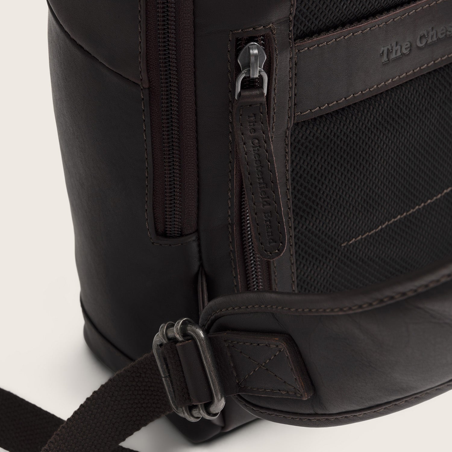 Leren Rolltop Rugzak Bruin Mazara
