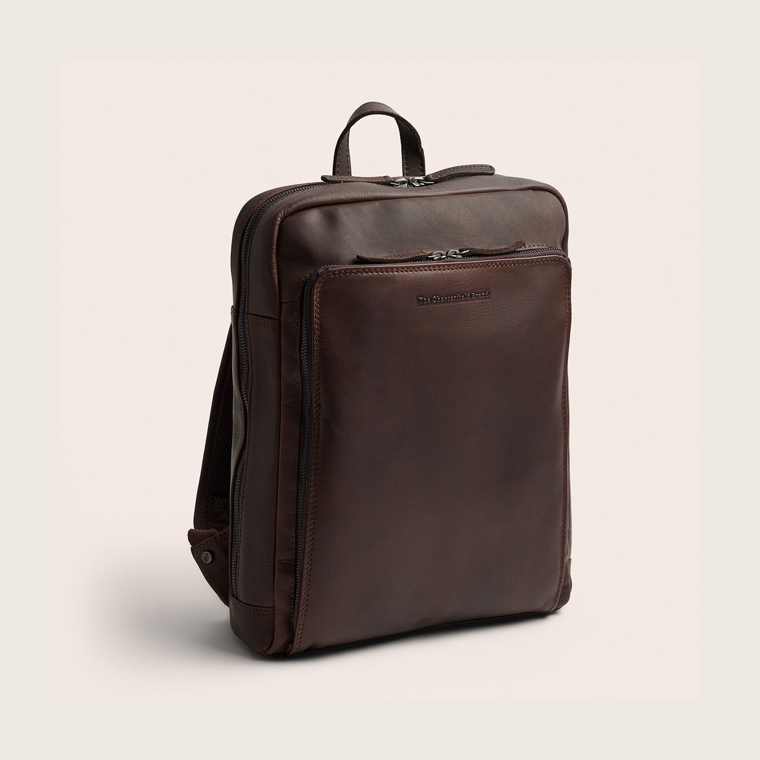 Leren Laptoprugzak Bruin Jasper
