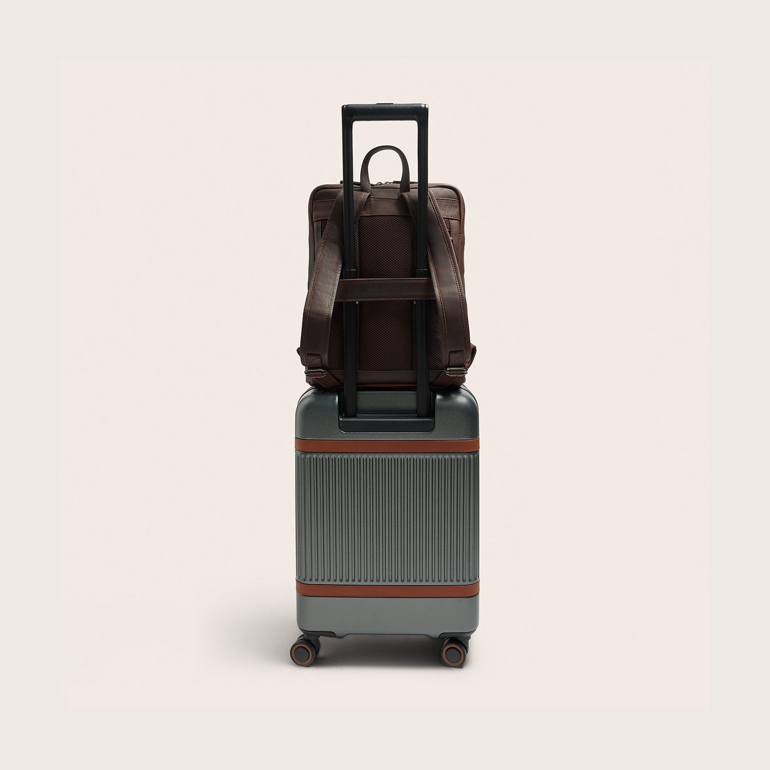Leren Laptoprugzak Bruin Jasper