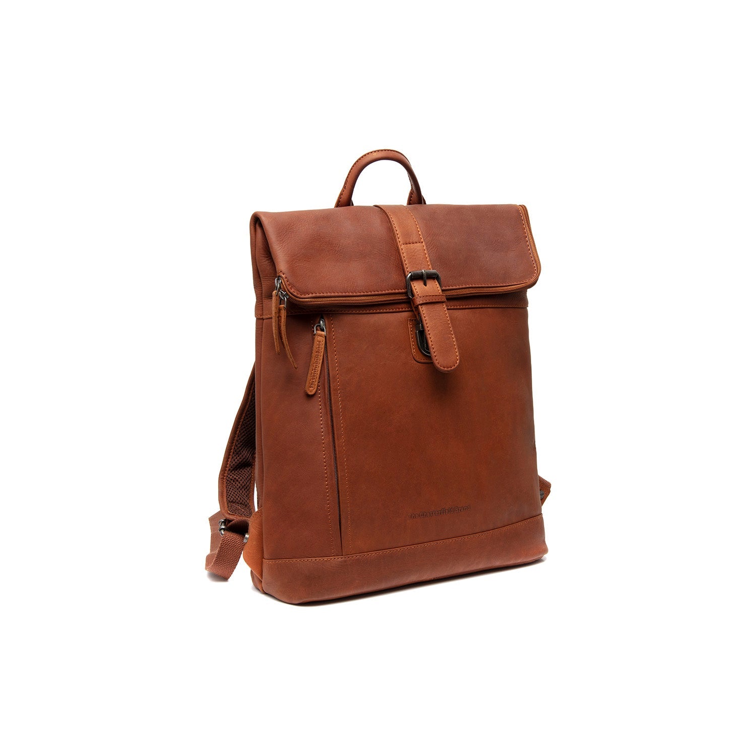 Leren Laptoprugzak Cognac Larsson