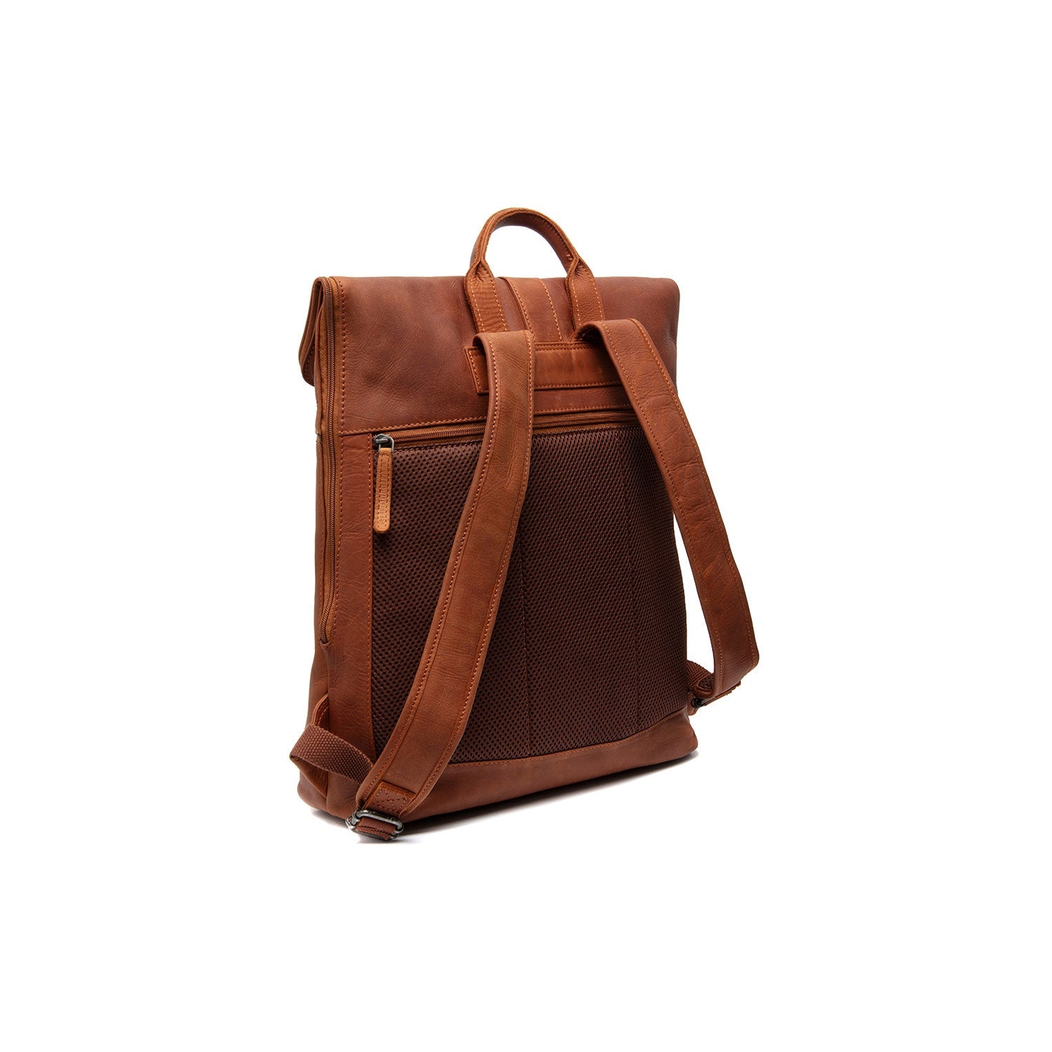 Leren Laptoprugzak Cognac Larsson
