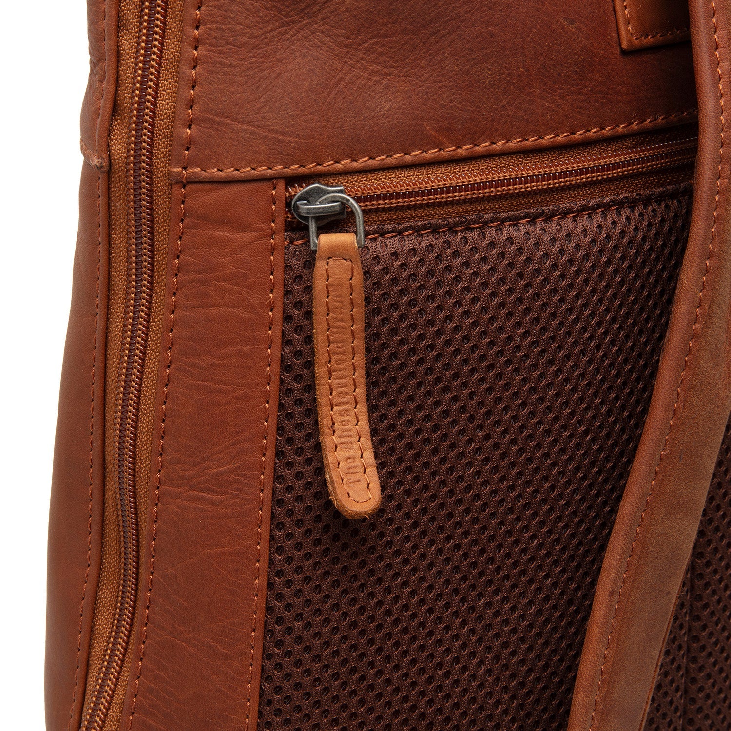 Leren Laptoprugzak Cognac Larsson