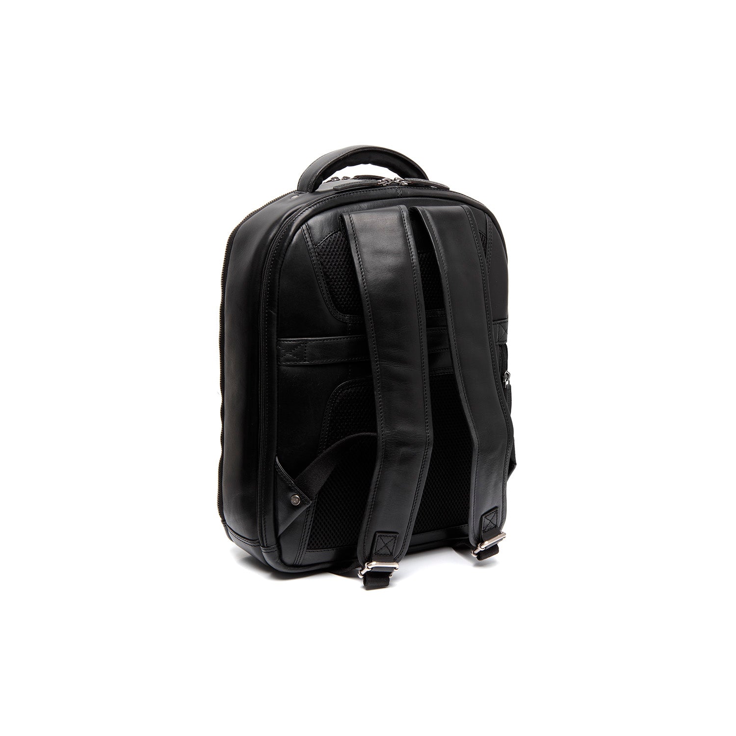 Leren Laptoprugzak Zwart Maggiore