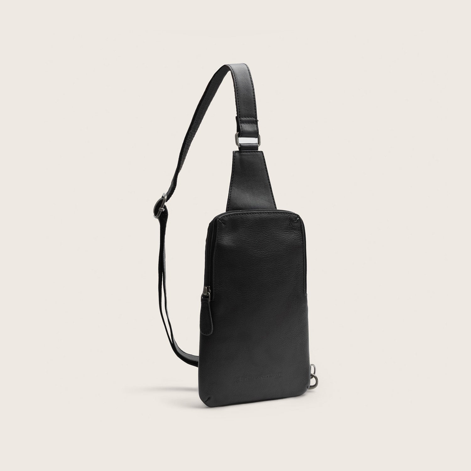 Leren Sling Bag Zwart Isley