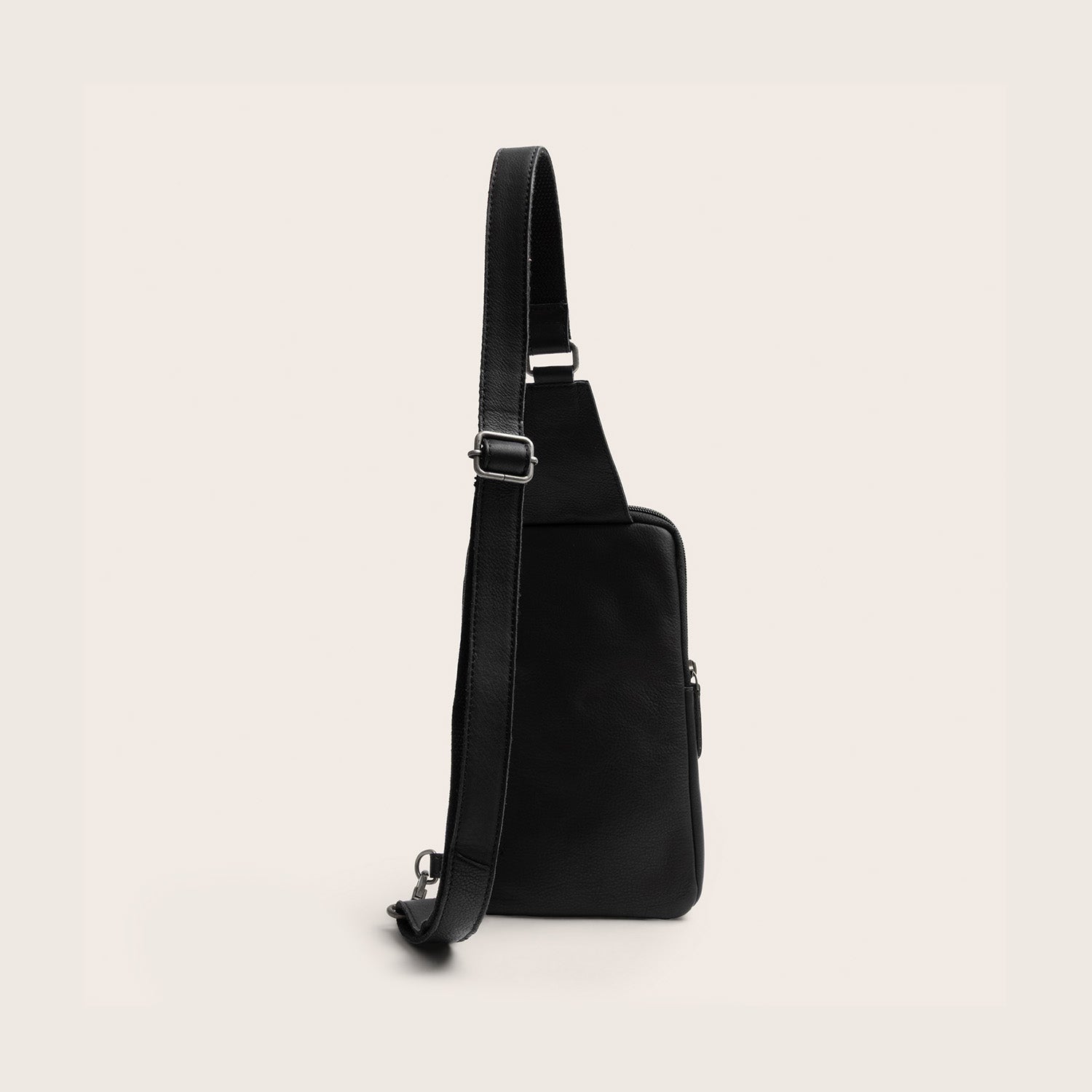 Leren Sling Bag Zwart Isley