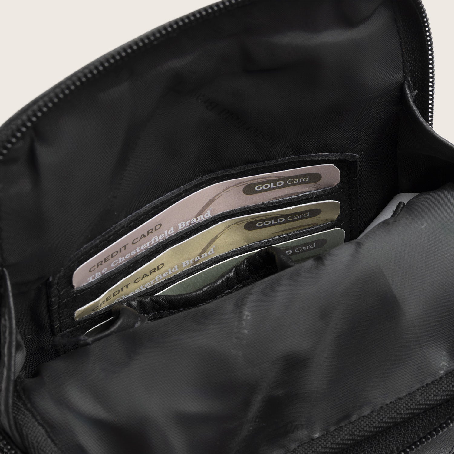 Leren Sling Bag Zwart Isley