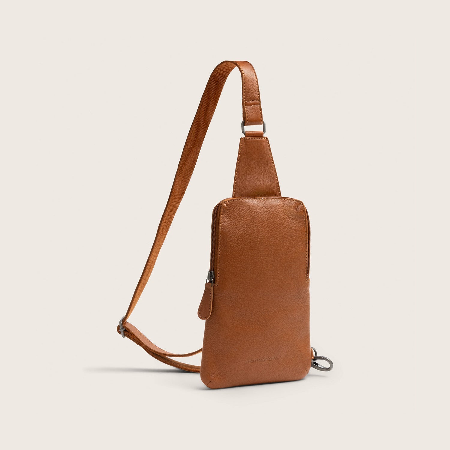 Leren Sling Bag Cognac Isley