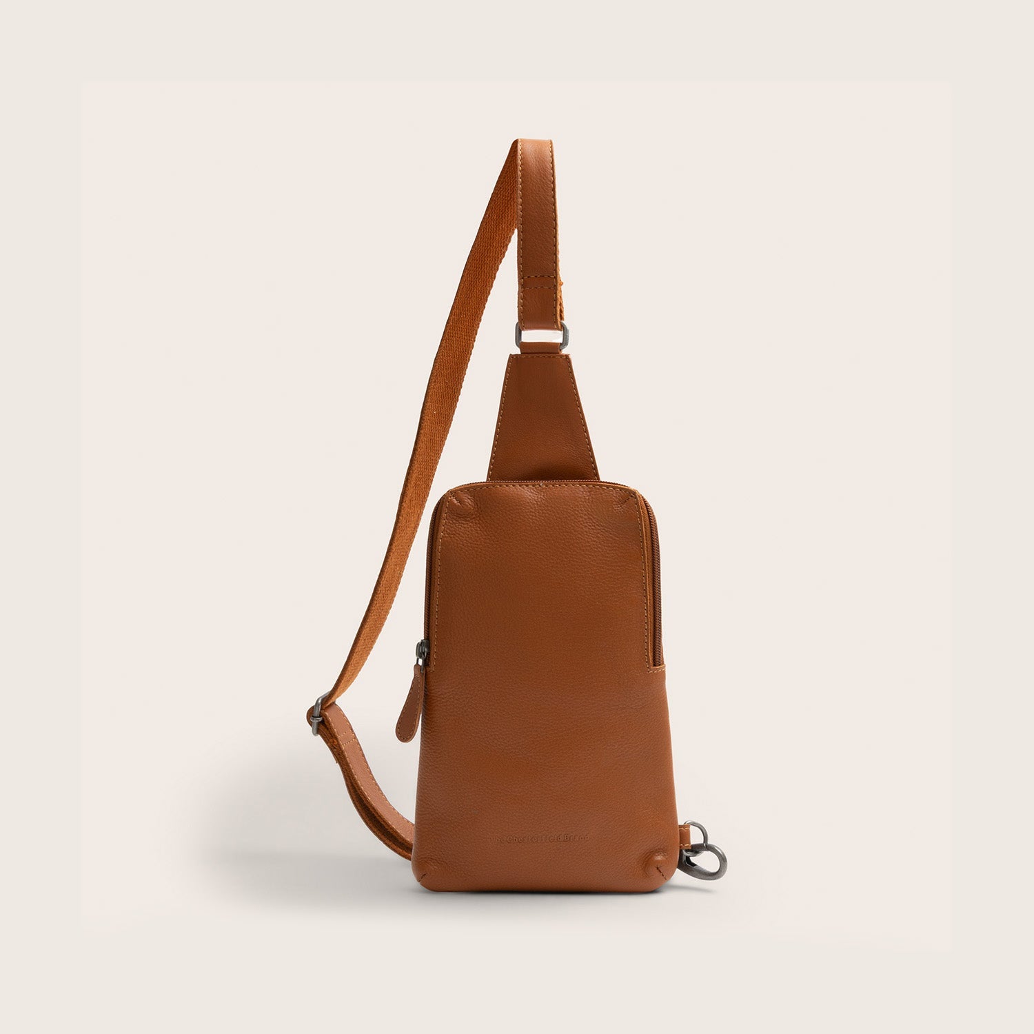 Leren Sling Bag Cognac Isley