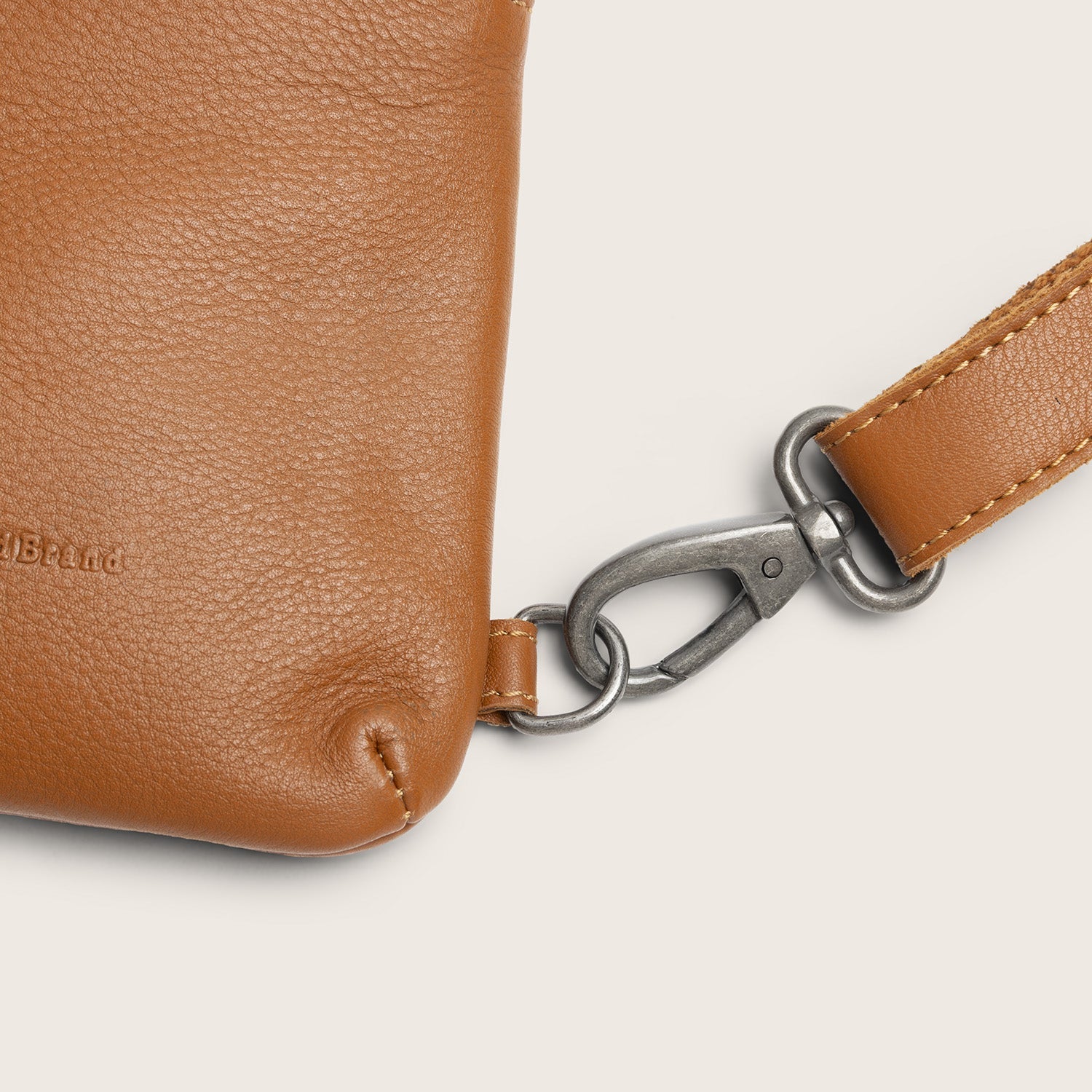 Leren Sling Bag Cognac Isley
