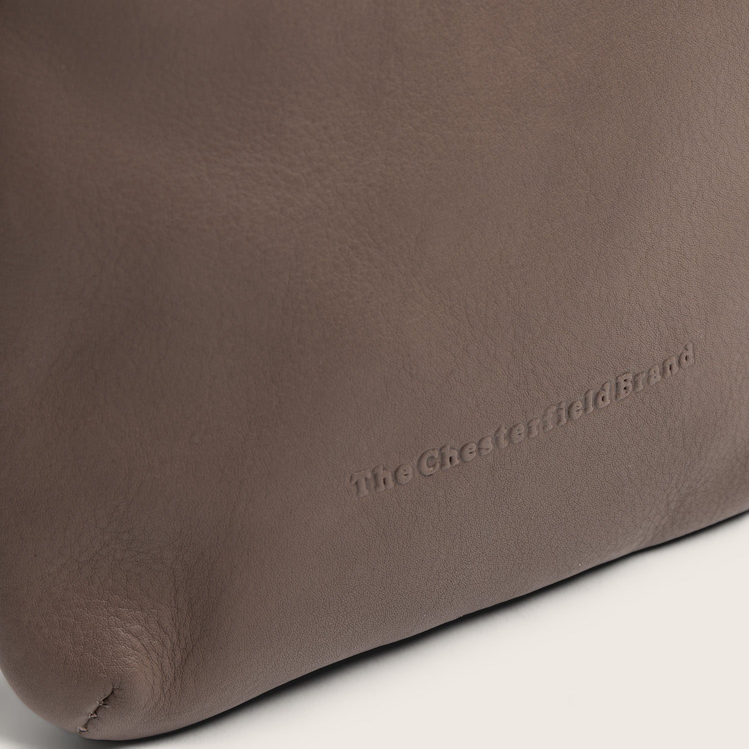Leren Sling Bag Donker Taupe Isley