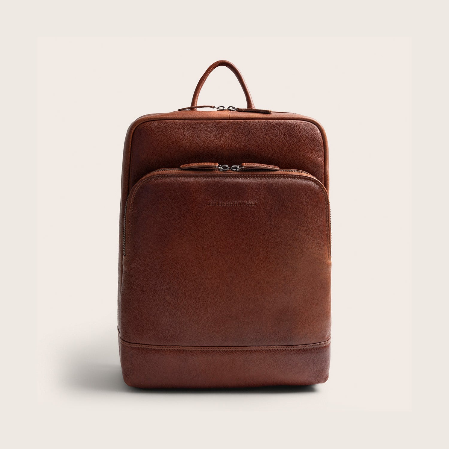 Leren Laptoprugzak Cognac Marvello