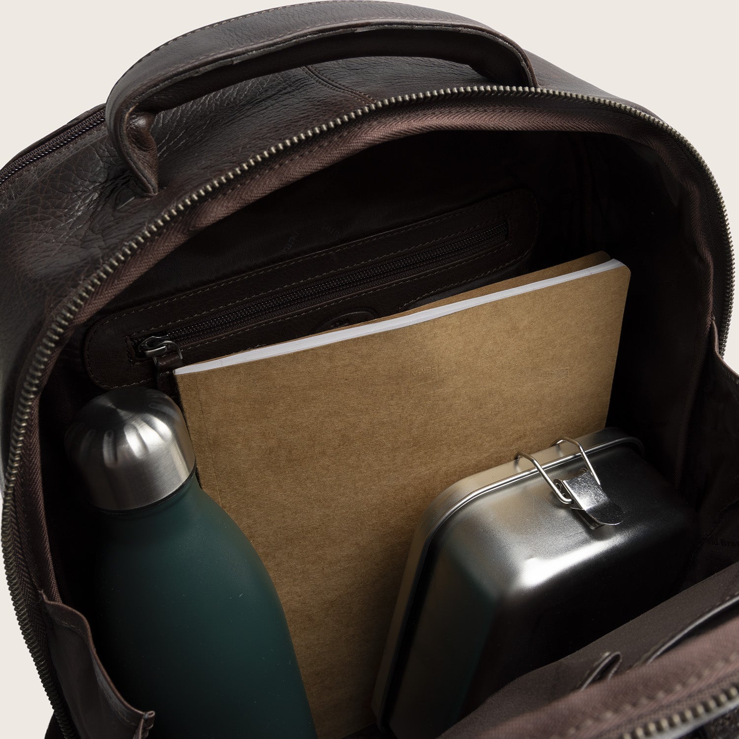 Leren Laptoprugzak Bruin Serenzo