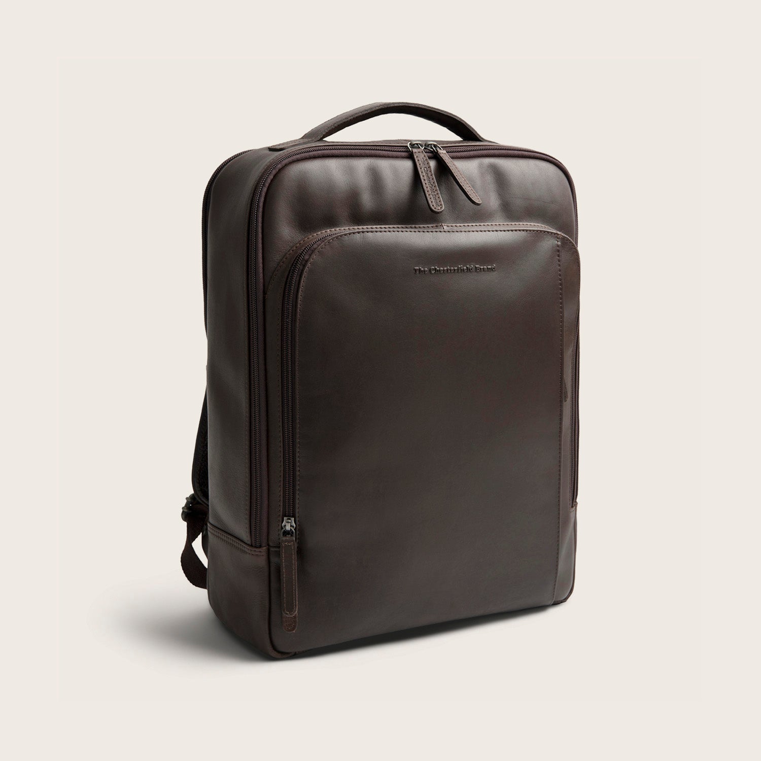 Leren Laptoprugzak Bruin Quincy