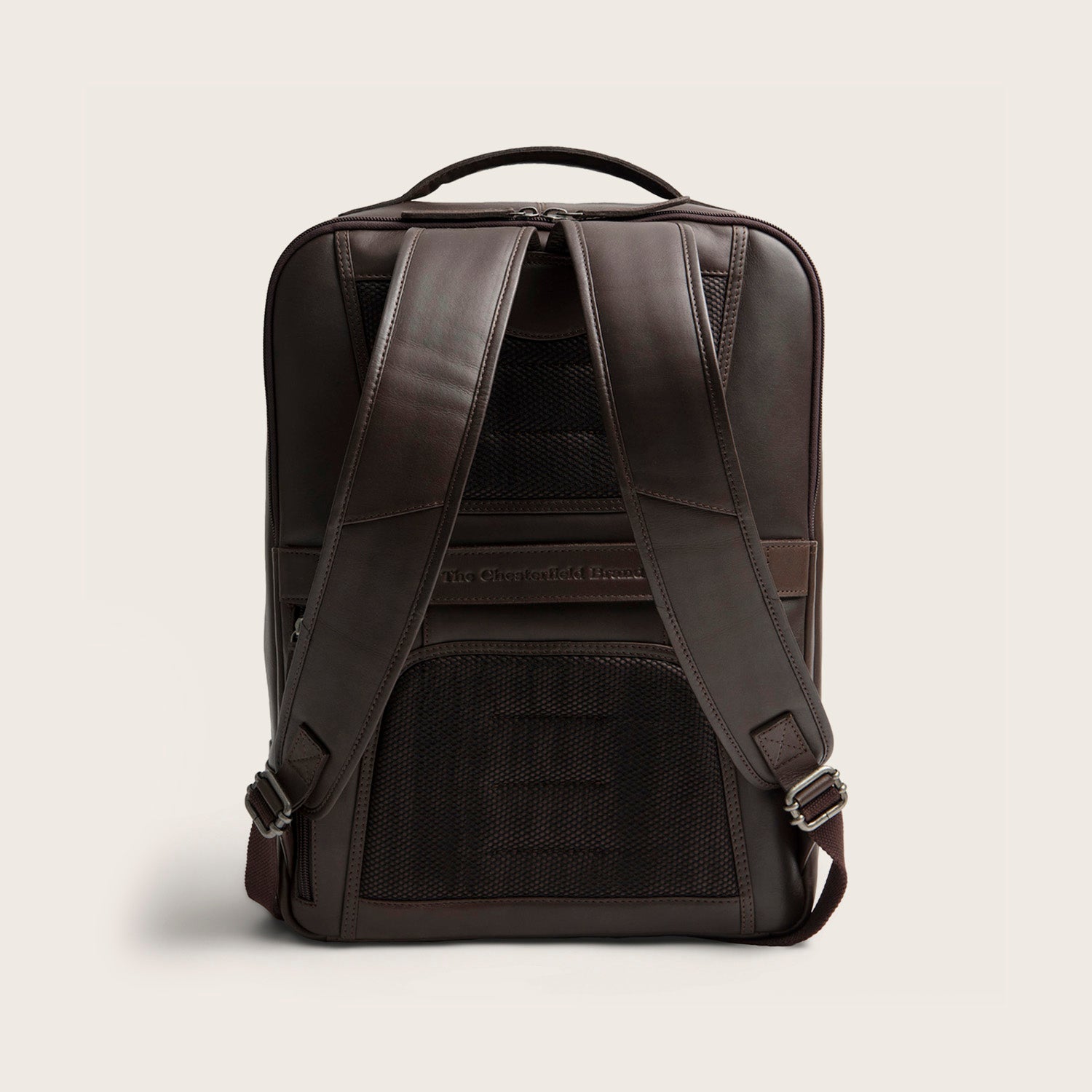 Leren Laptoprugzak Bruin Quincy