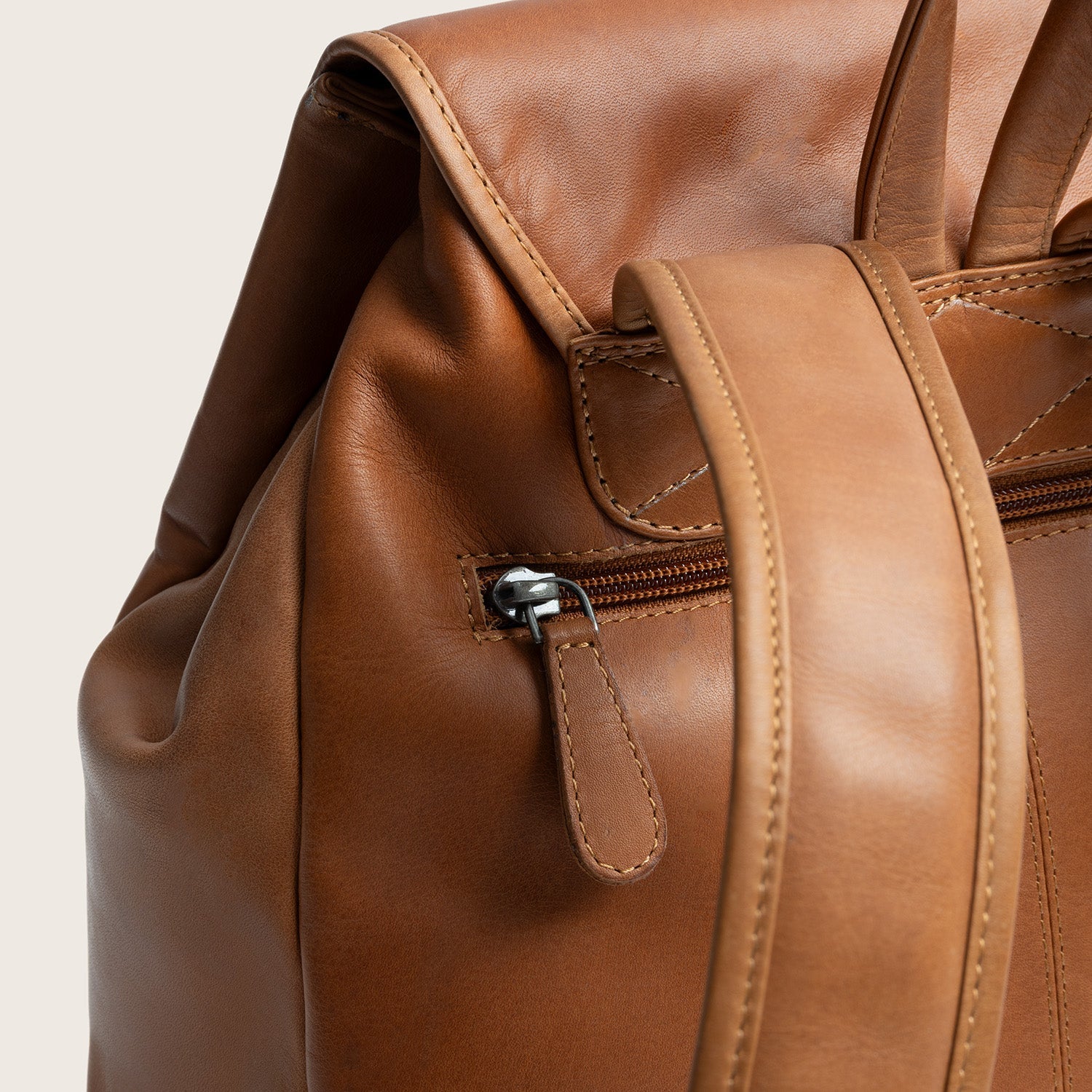 Leren Rugzak Cognac Camden
