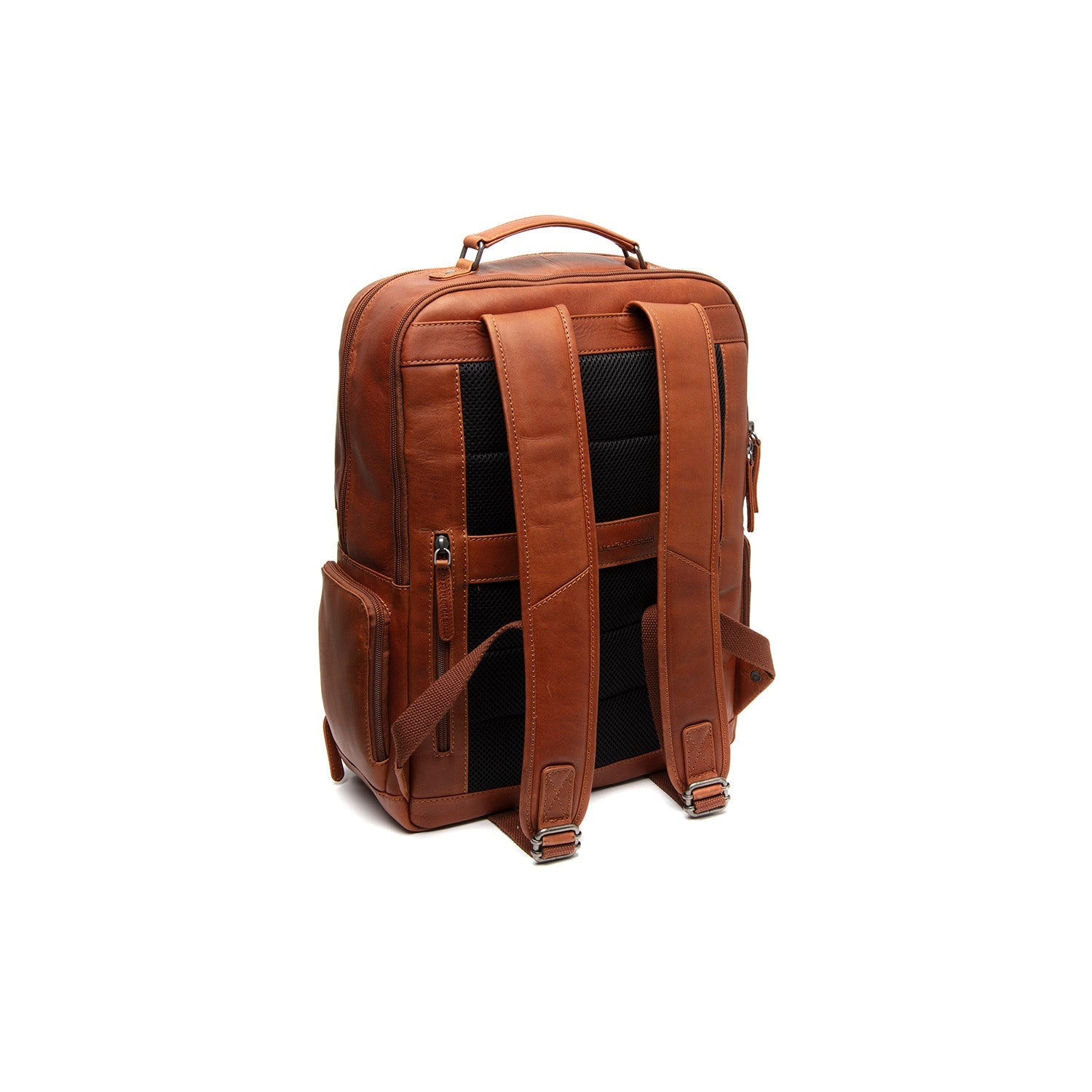 Leren Laptoprugzak Cognac Lennox