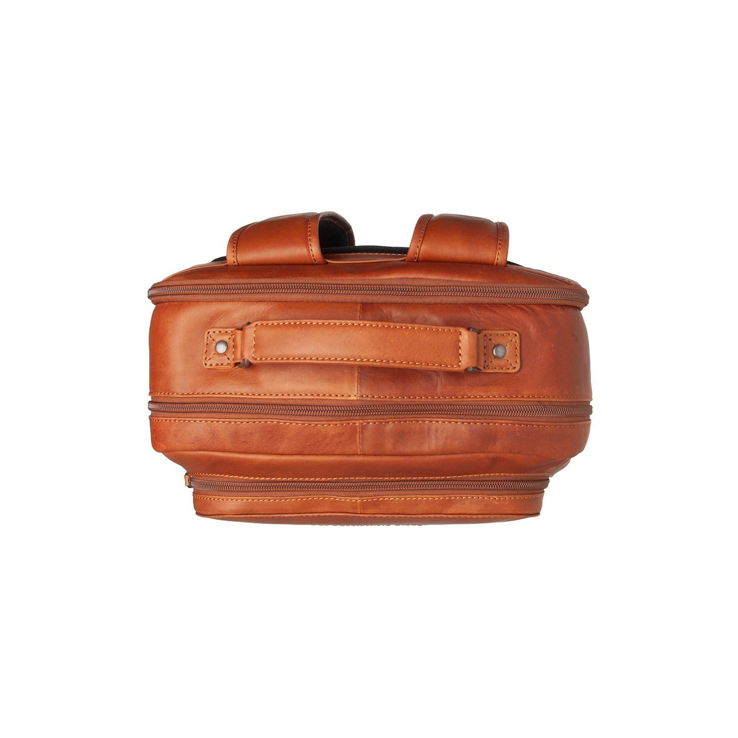 Leren Laptoprugzak Cognac Lennox