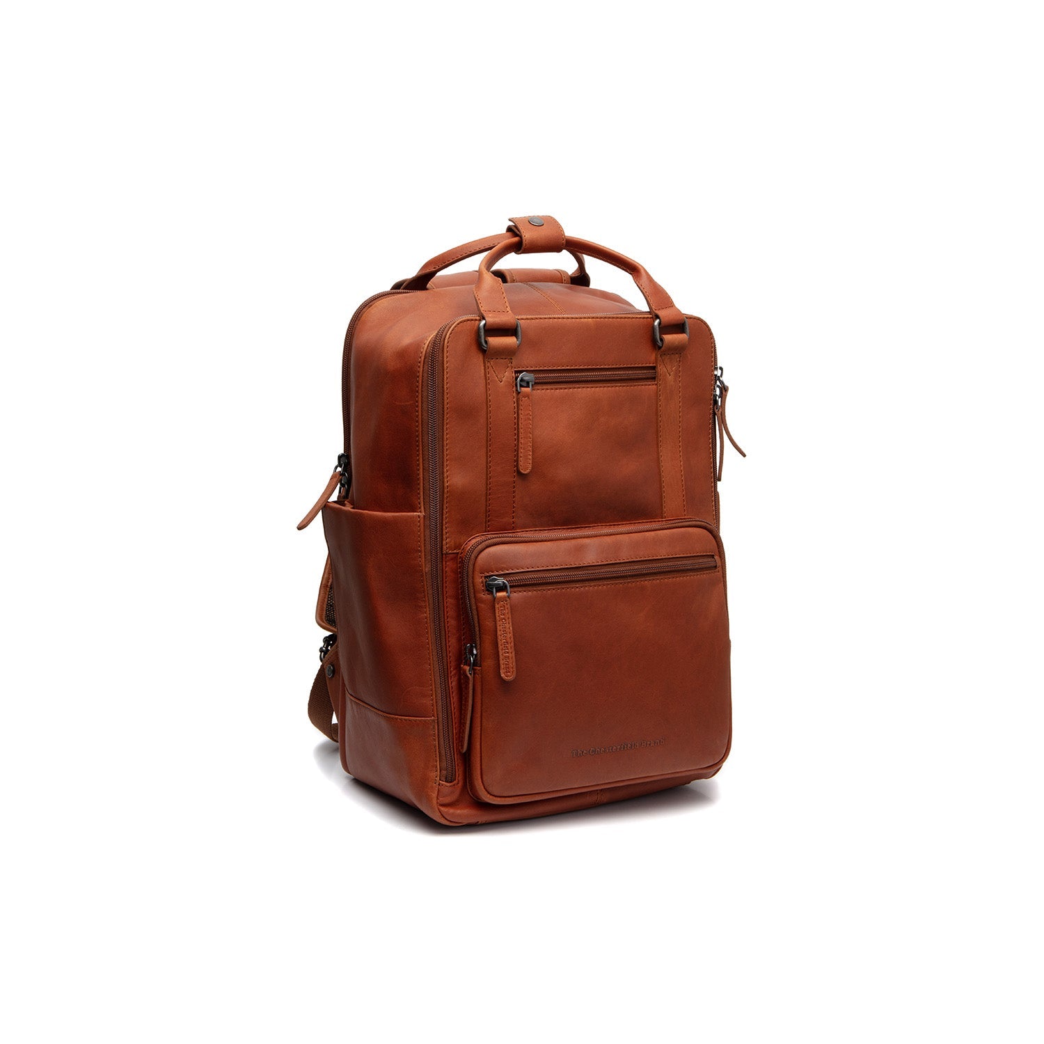 Leren Laptoprugzak Cognac Calden