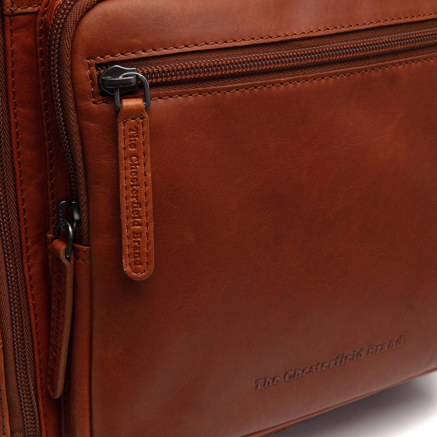 Leren Laptoprugzak Cognac Calden