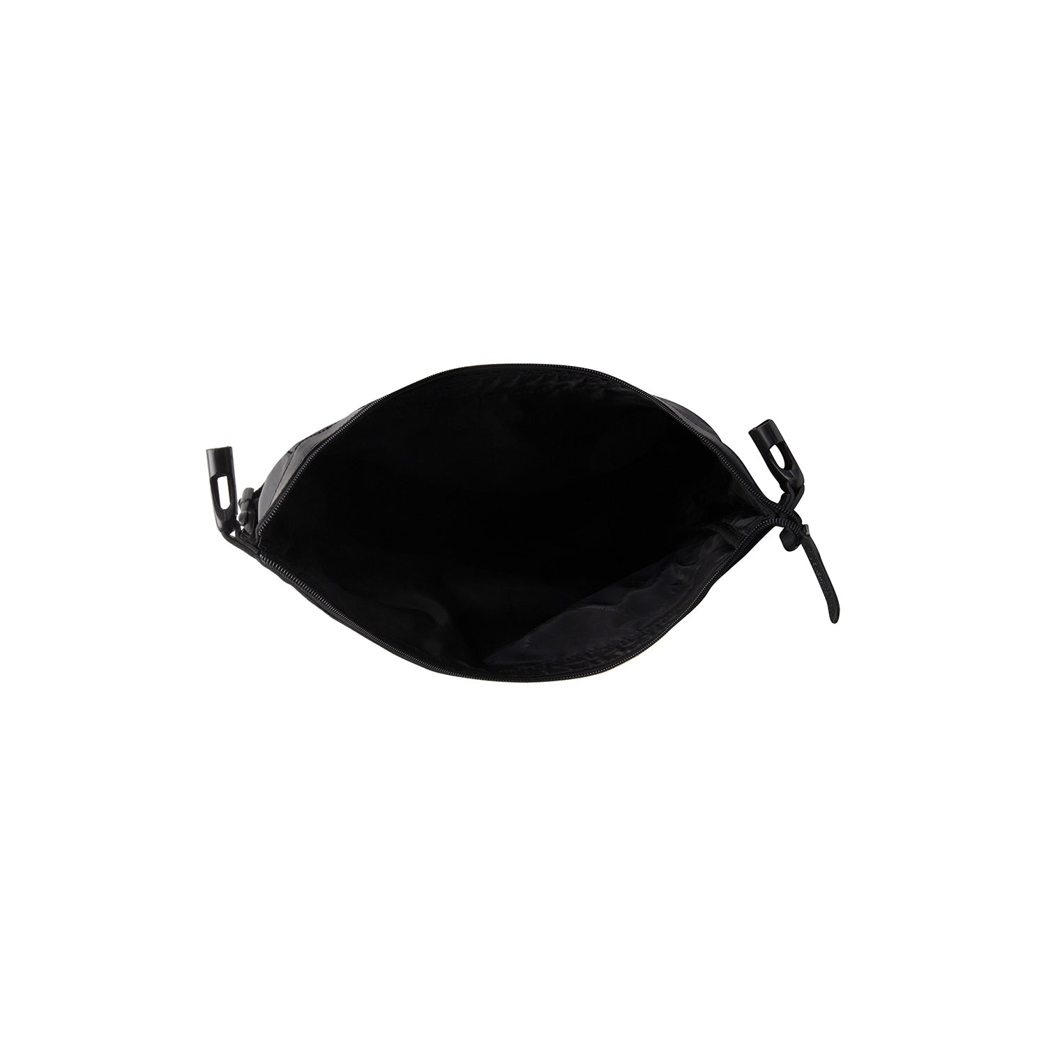 Leren Rolltop Rugzak Zwart Remo