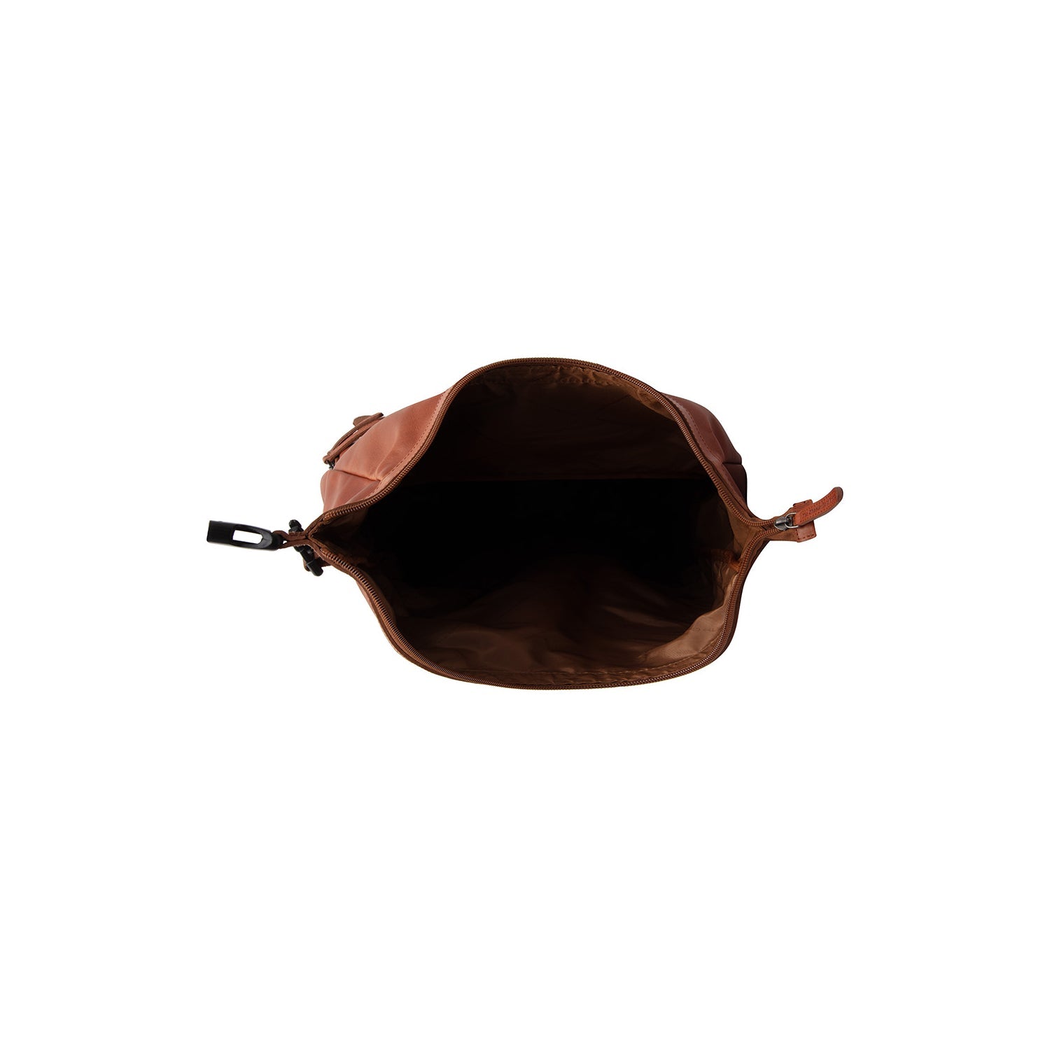 Leren Rolltop Rugzak Cognac Remo
