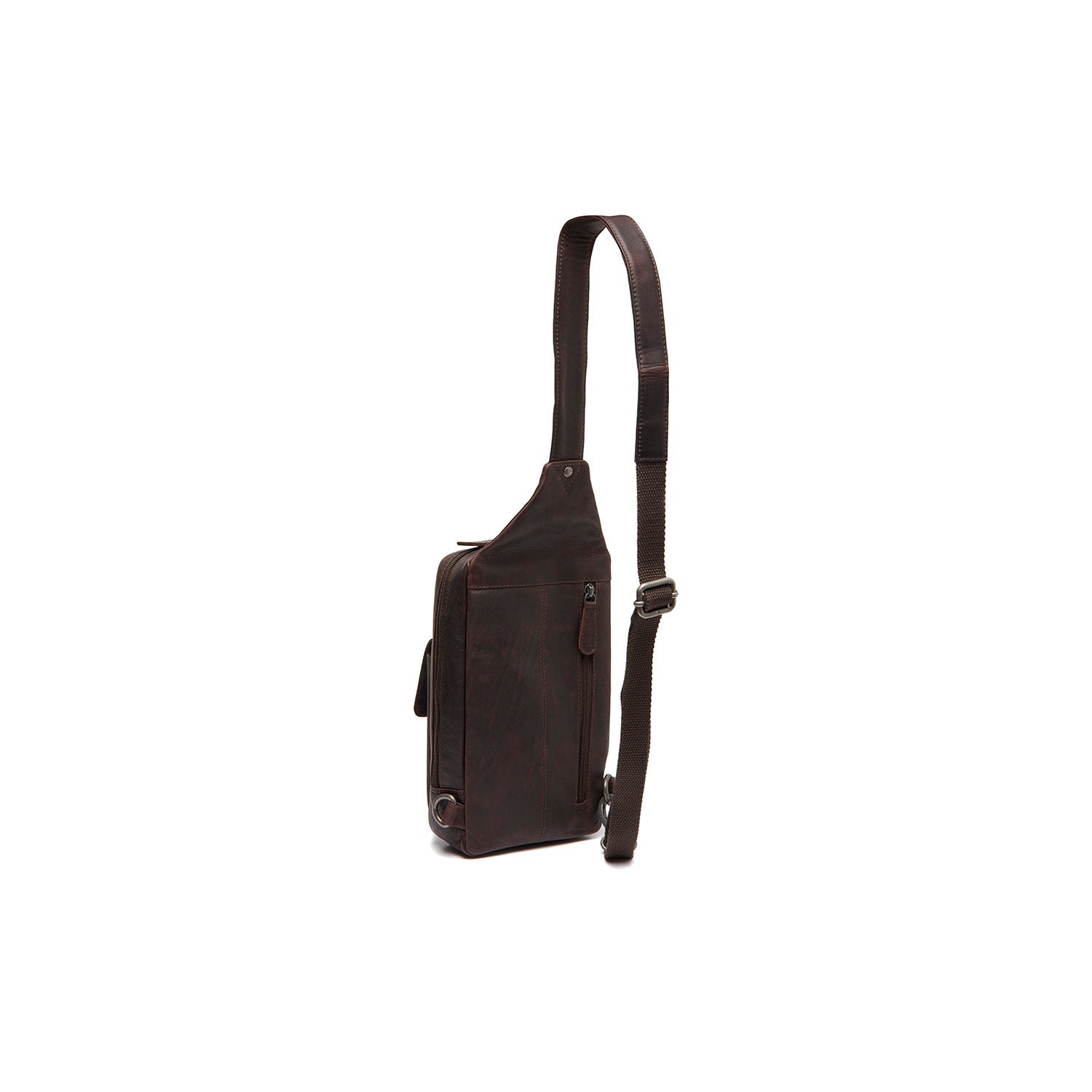 Leren Sling Bag Bruin Turelle