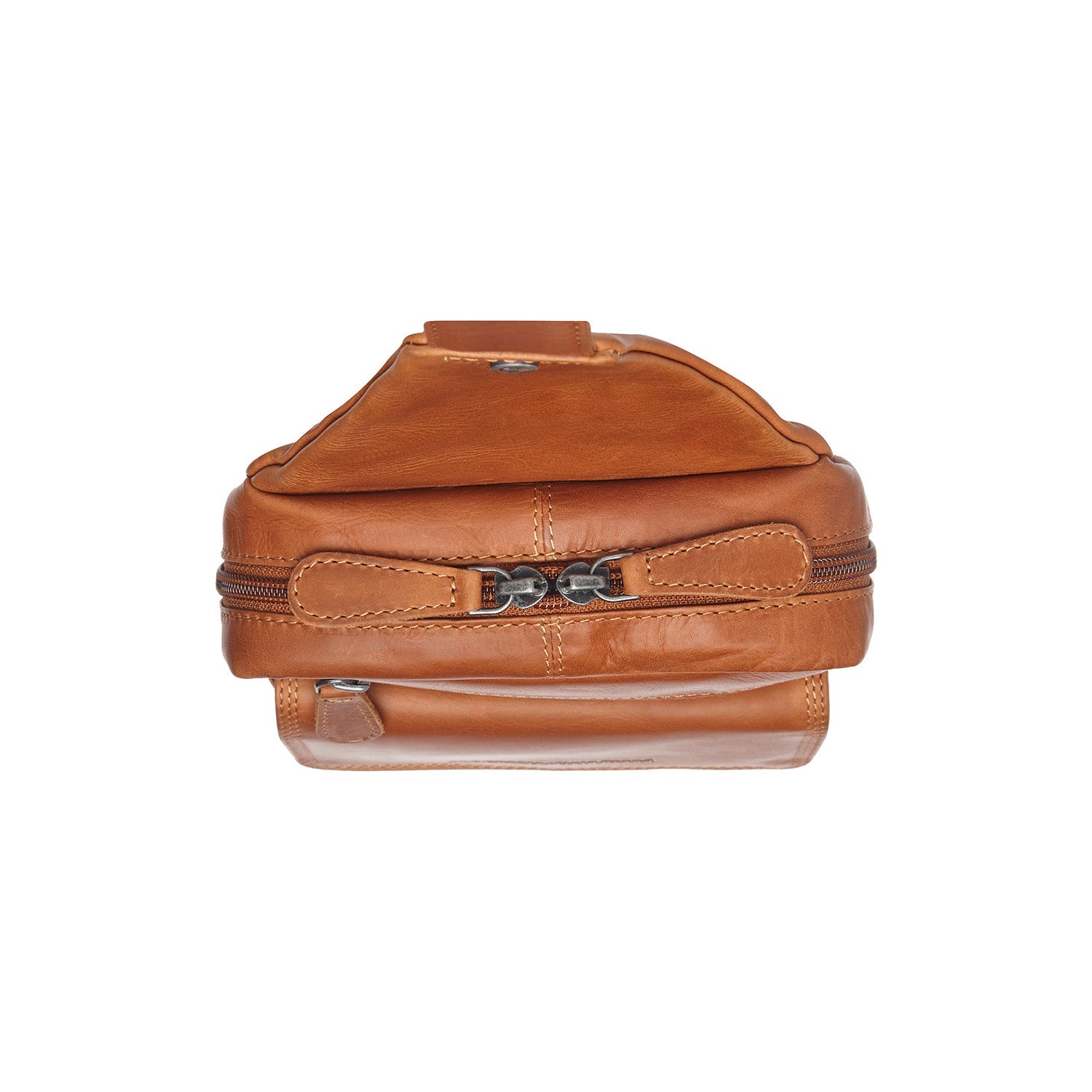 Leren Sling Bag Cognac Turelle