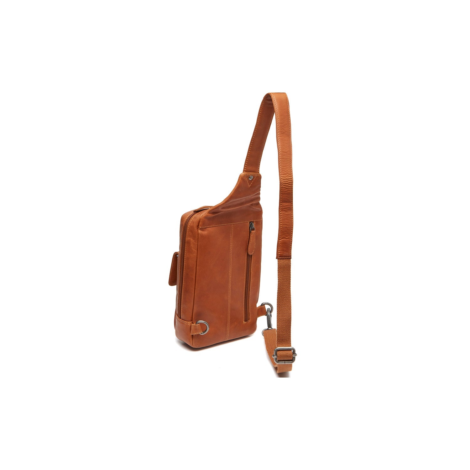 Leren Sling Bag Cognac Turelle