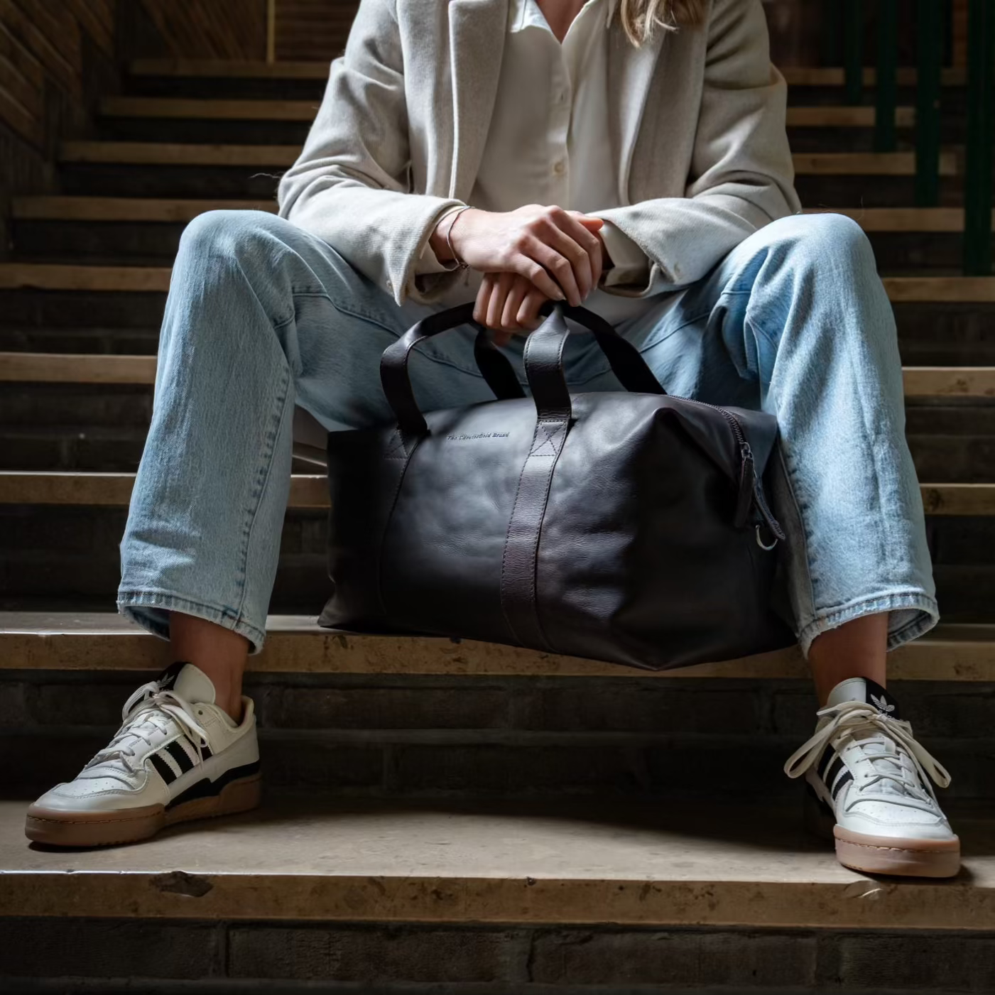 Leren Weekendtas Bruin Conor