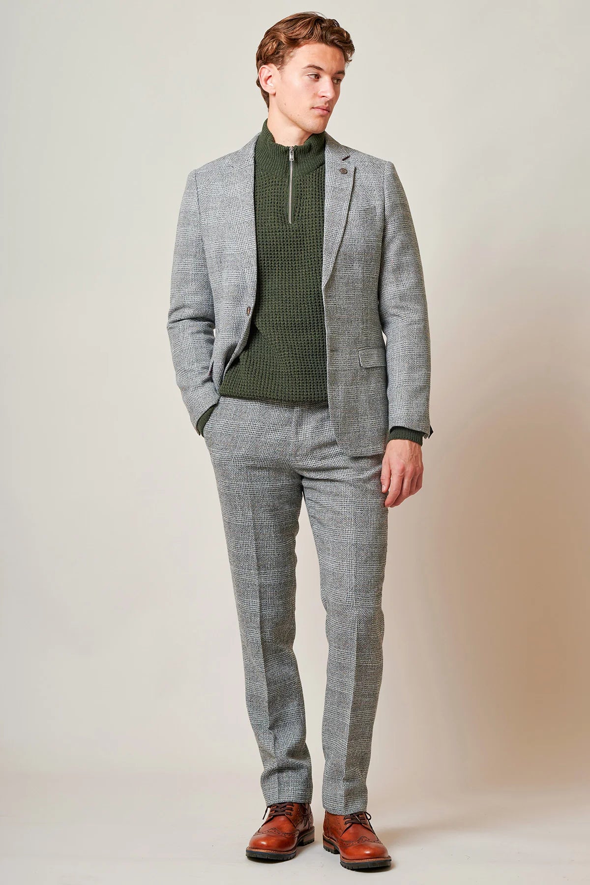 Marc Darcy - Colbert Tweed Kris Silver Grey