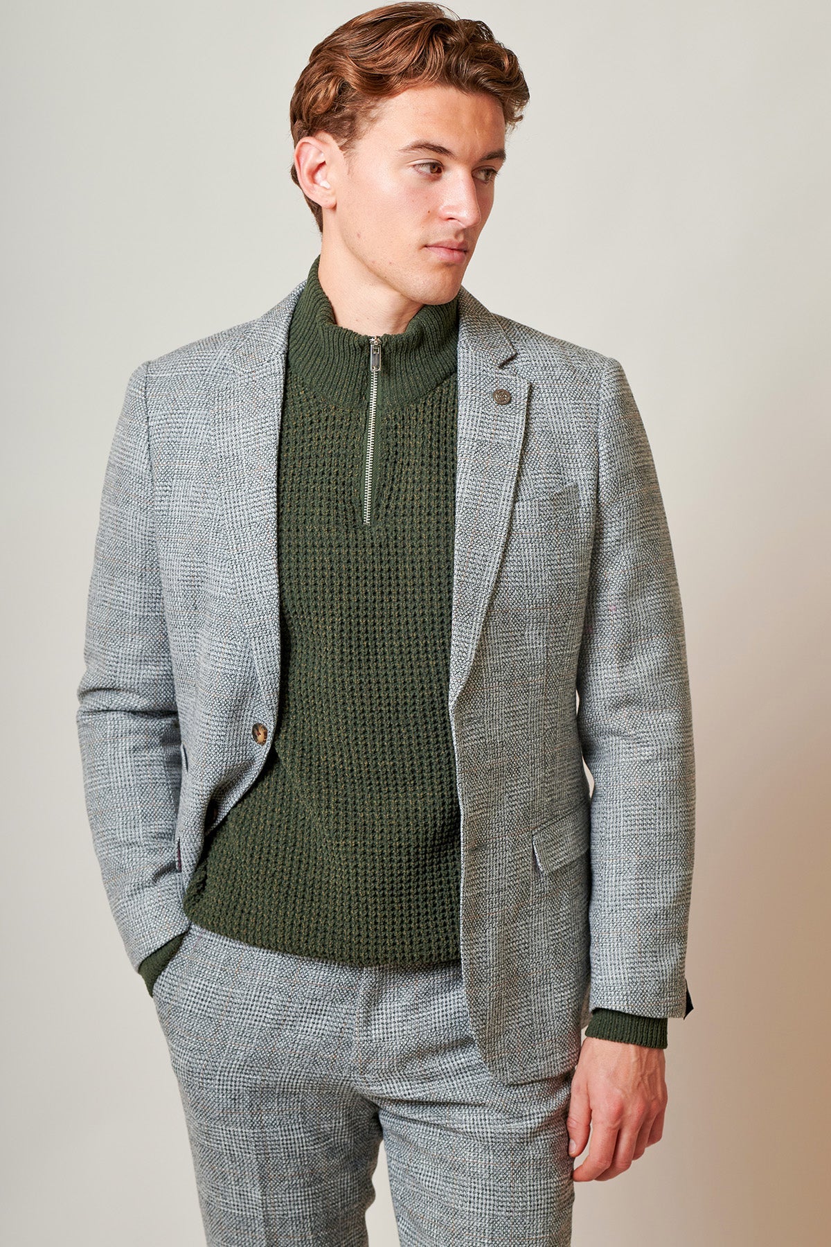 Marc Darcy - Colbert Tweed Kris Silver Grey