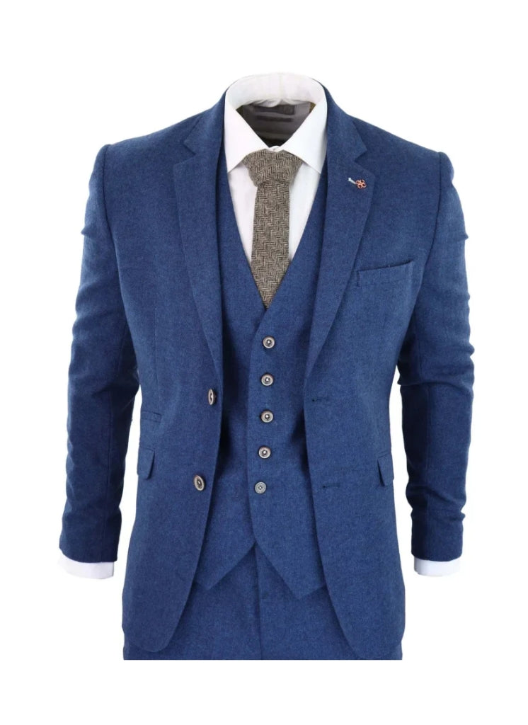 Cavani - Colbert Tweed Orson Blue