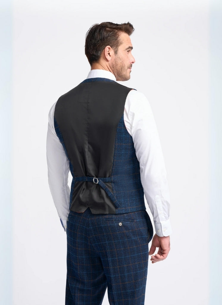 Cavani - Gilet Tweed Cody Blue