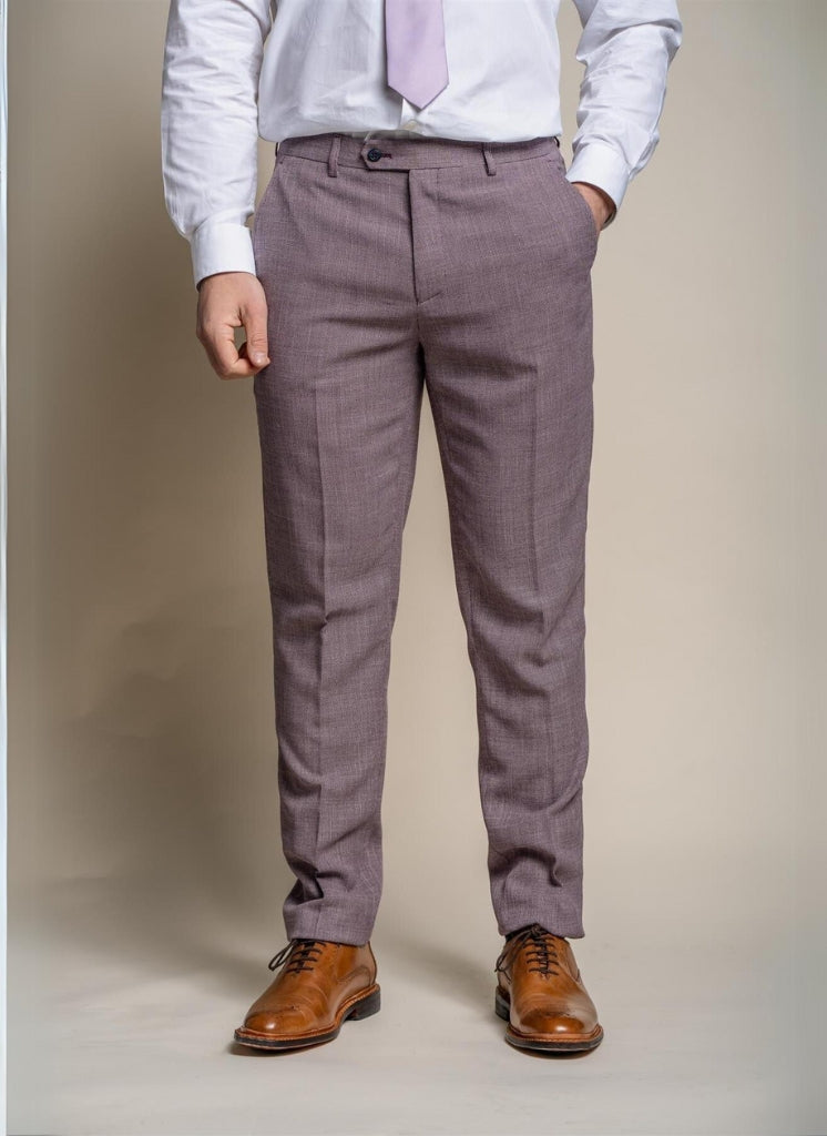 Cavani - Pantalon Lilac Slim Fit